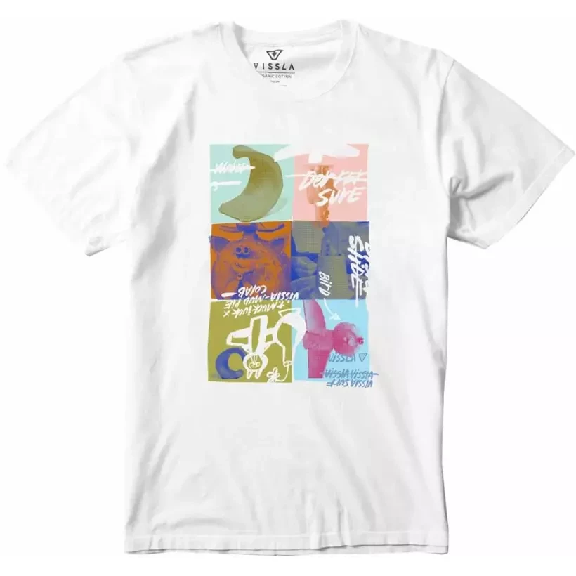 T-Shirt Vissla TC Mud Flappers Premium White