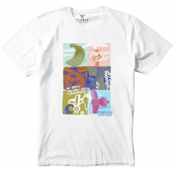 T-Shirt Vissla TC Mud Flappers Premium White