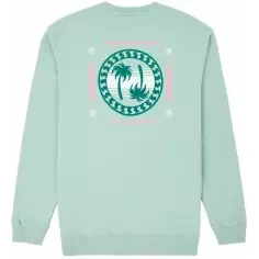 Sudadera Vissla Upside Down Sea green 2