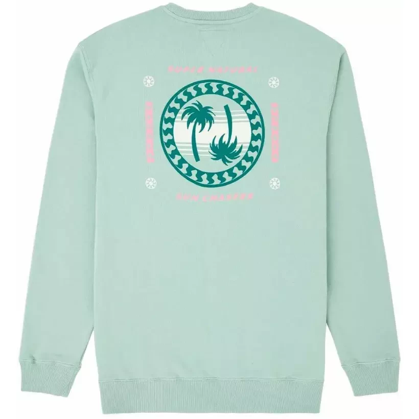 Suéter Vissla Upside Down Sea green