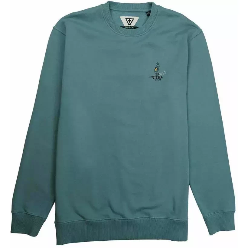 Sweat-shirt Vissla UNLTD Crew Blue Slate