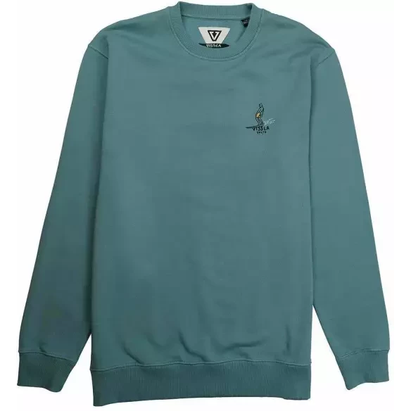 Felpa Vissla UNLTD Crew Blue Slate