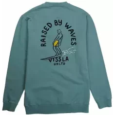 Sudadera Vissla UNLTD Crew Blue Slate 2