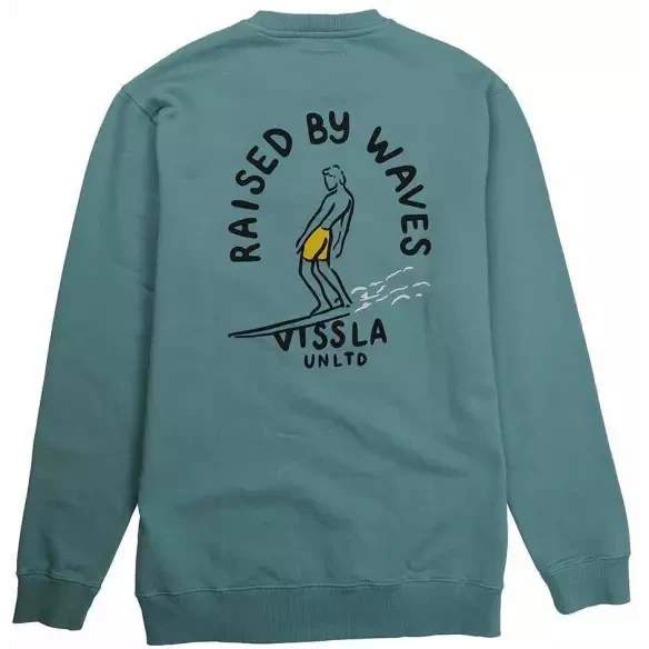Sweat-shirt Vissla UNLTD Crew Blue Slate