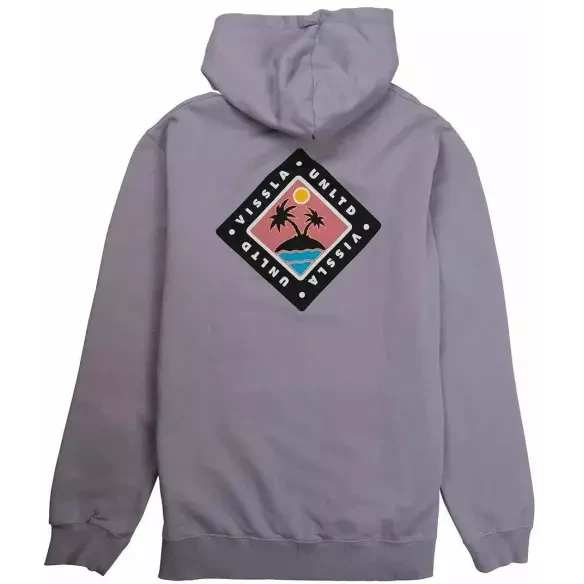 Felpa Vissla Spike Pull Over Dusty Lilac