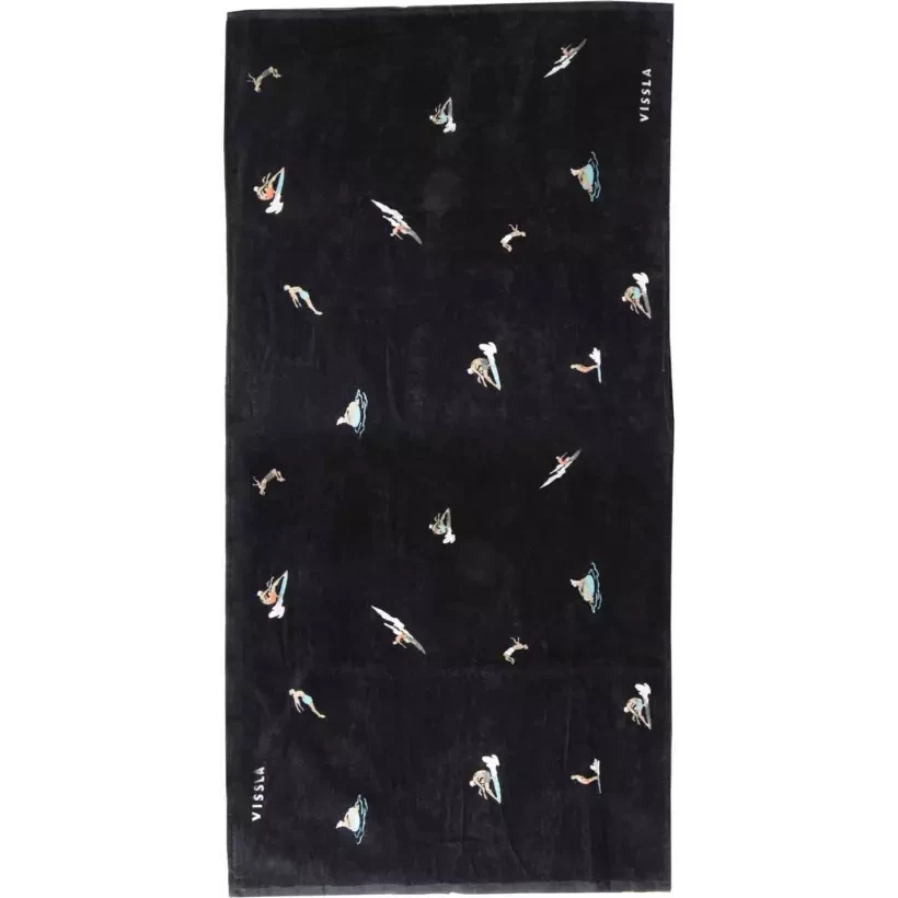 Serviette de bain Vissla Radical Towel Black