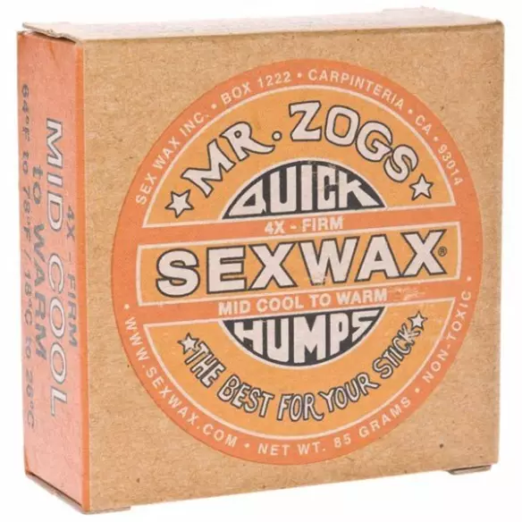 Parafina Sex wax Quick Humps  Mid-Cool to Warm (4x - Firm)
