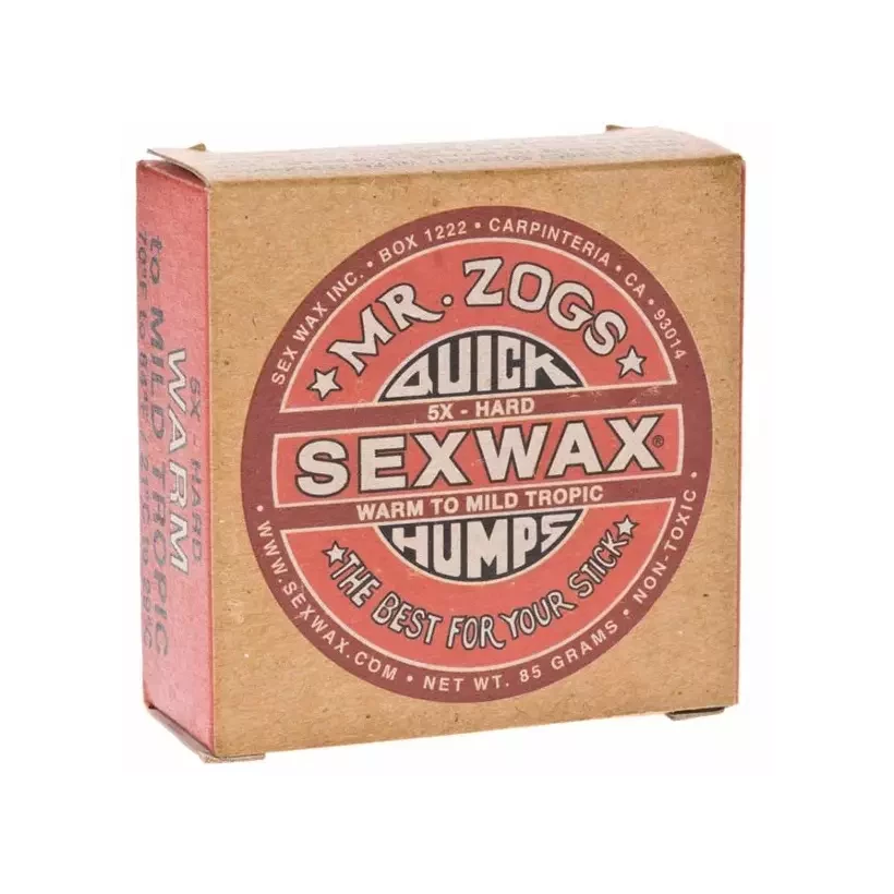 Cera di paraffina Sex wax Quick Humps Warm to Mid-Trop (5x - Hard)