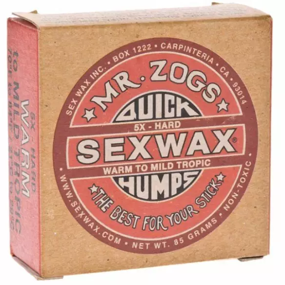 Cera di paraffina Sex wax Quick Humps Warm to Mid-Trop (5x - Hard)