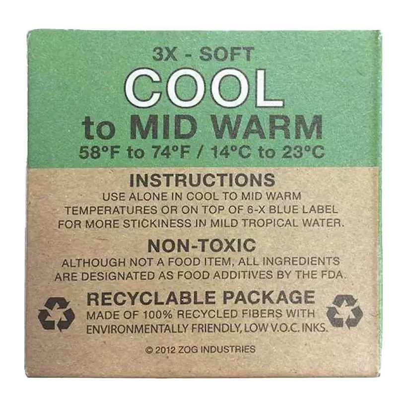 Wax Sex wax Quick Humps Cool To Mid Warm (3x - Mid Soft)