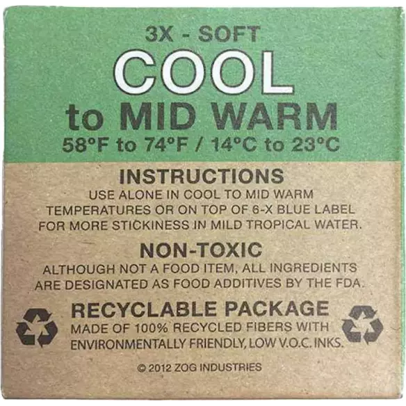 Wax Sex wax Quick Humps Cool To Mid Warm (3x - Mid Soft)