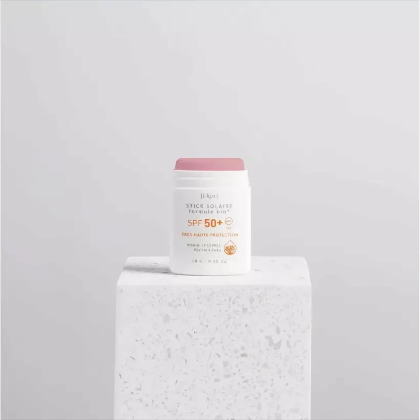 Evoa SPF50 suncream stick Raspberry