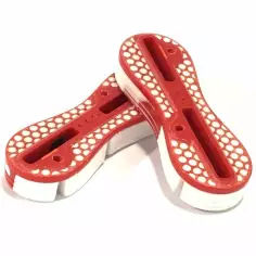 FCSII Fin Plugs Red Mood