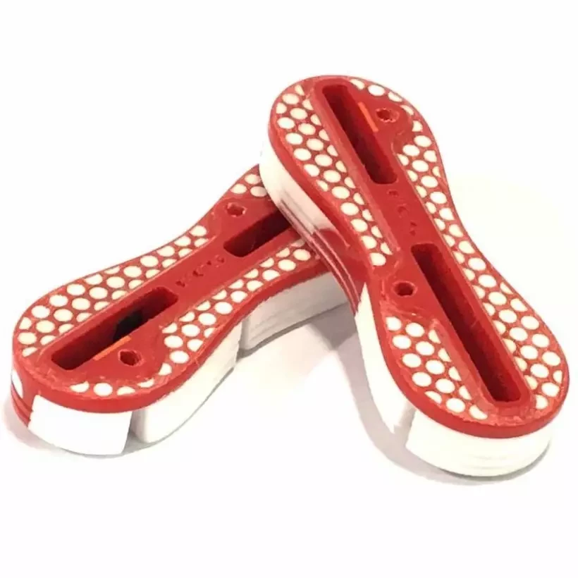 FCSII Fin Plugs Red Mood