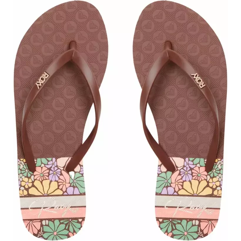 Infradito Roxy Viva Printed Brown