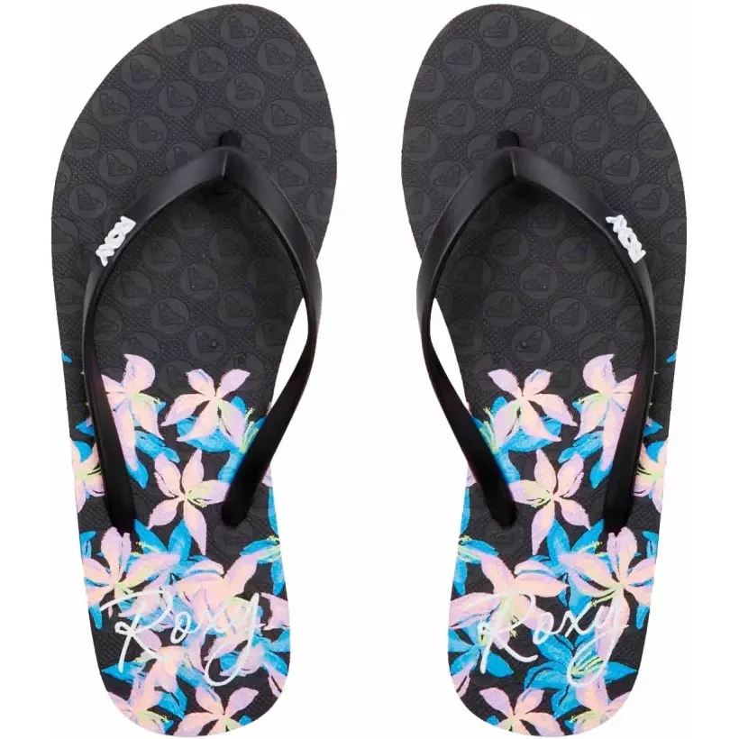 Flip-Flops Roxy Viva Stamp Black/Boysenberry