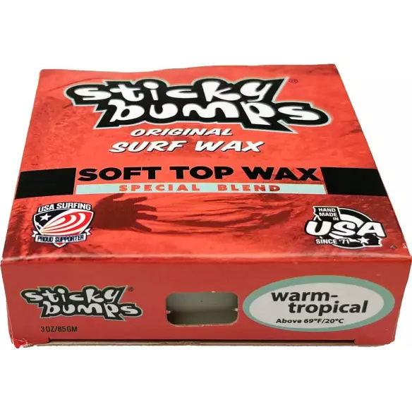 Paraffin Sticky Bumps Soft Top Wax Warm/Trop