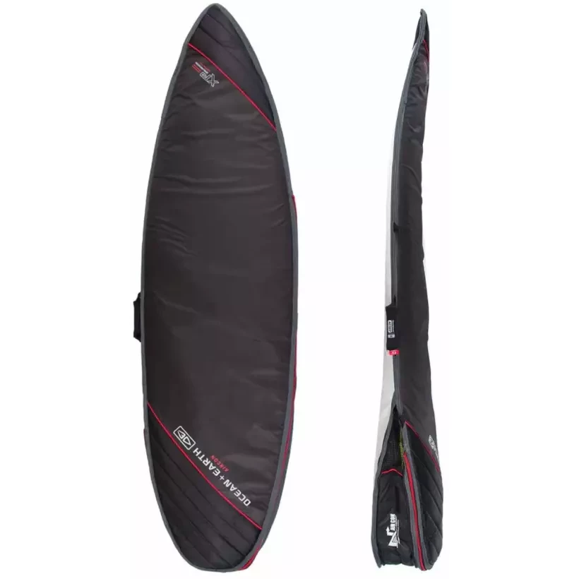 Housse Ocean & Earth Aircon shortboard Black/Red