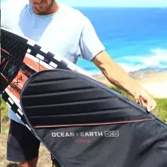 Sacche Ocean & Earth Aircon shortboard Black/Red 2