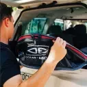 Ocean & Earth Aircon shortboard cover Black/Red