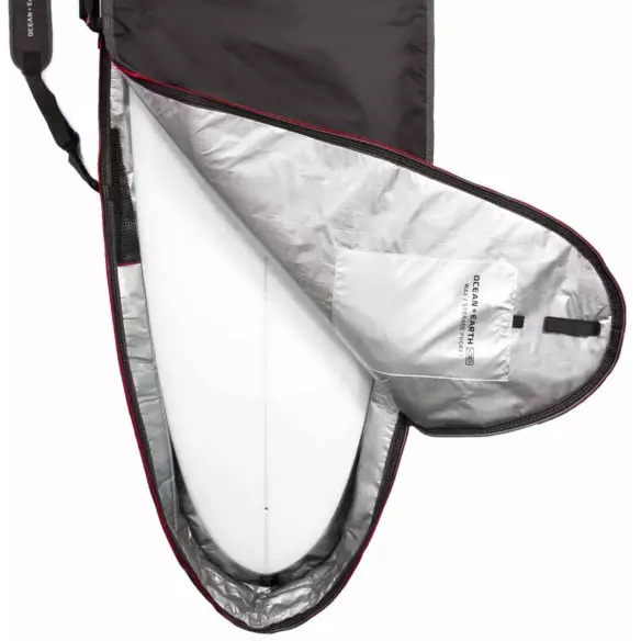 Sacca Ocean & Earth Aircon Longboard Black/Red