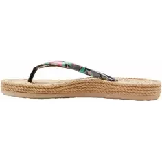 Infradito Roxy South Beach Black/Pink/Soft Lime 2