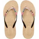 Infradito Roxy South Beach Black/Pink/Soft Lime