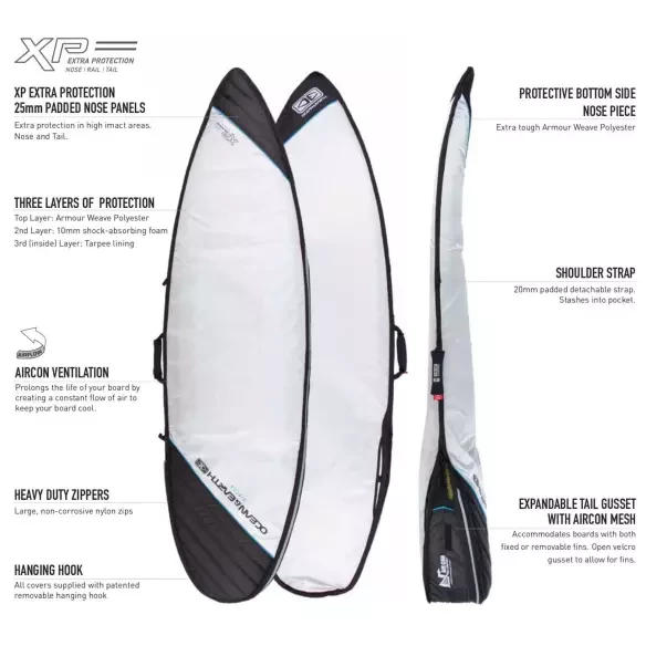 Sacca Ocean & Earth Aircon Longboard Silver