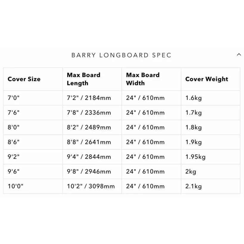 Housse Ocean & Earth Barry Basic longboard Red