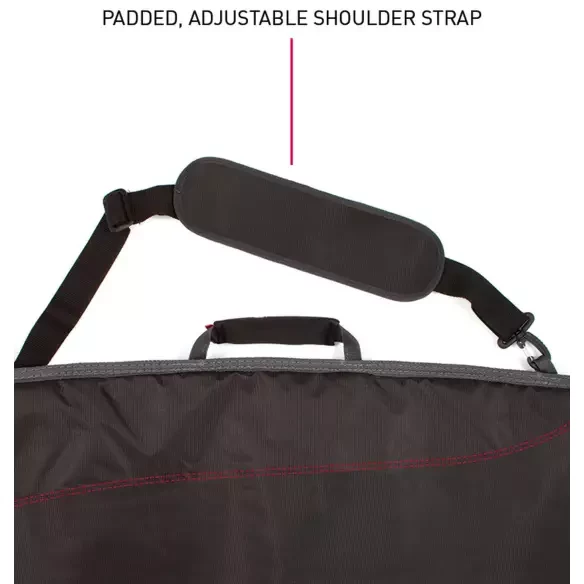 Ocean & Earth Barry Compact Day Mid-Lenght cover Black/Red