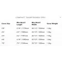 Funda Ocean & Earth Compact Day Shortboard Silver