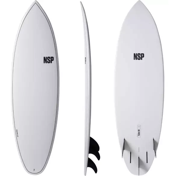 Surfbrett NSP Tinder Element White