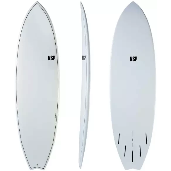 Surfplank NSP fish Elements White