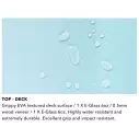 Surfboard softboard Ocean & Earth Happy Hour Epoxy Soft Tri-Quad Sky Blue
