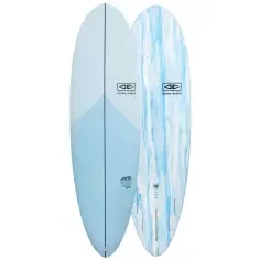 Surfboard softboard Ocean & Earth Happy Hour Epoxy Soft Single+Quad Sky Blue