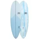 Tavola da surf softboard Ocean & Earth Happy Hour Epoxy Soft Single+Quad Sky Blue