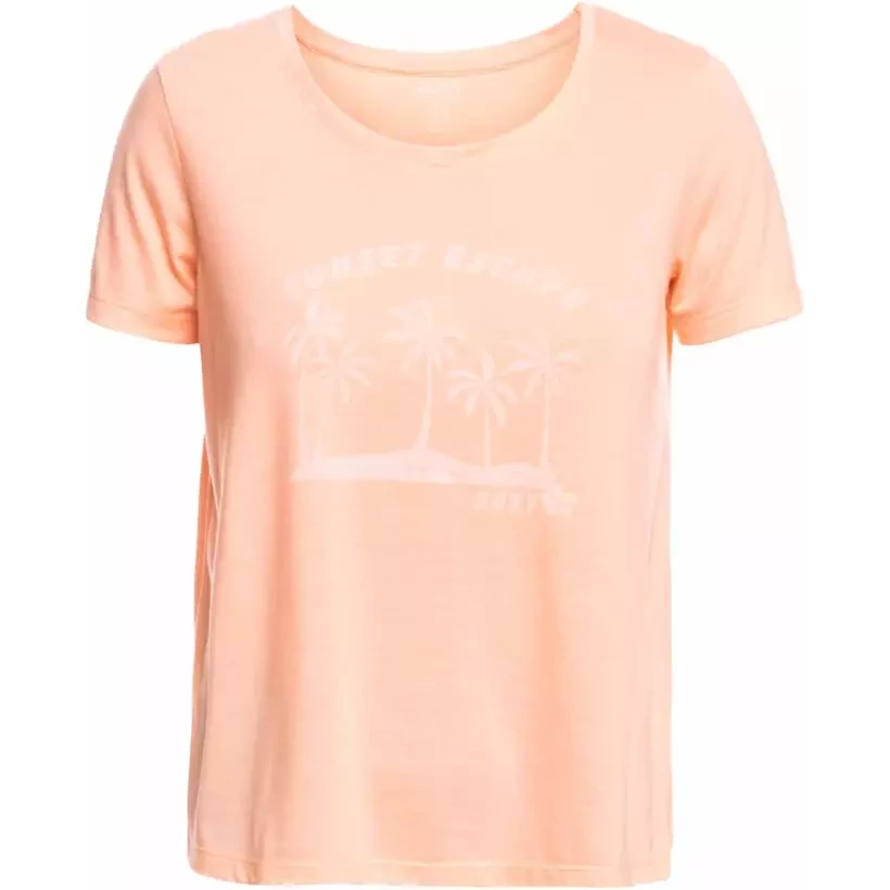 T-Shirt Roxy chasing the way Peach Parfait