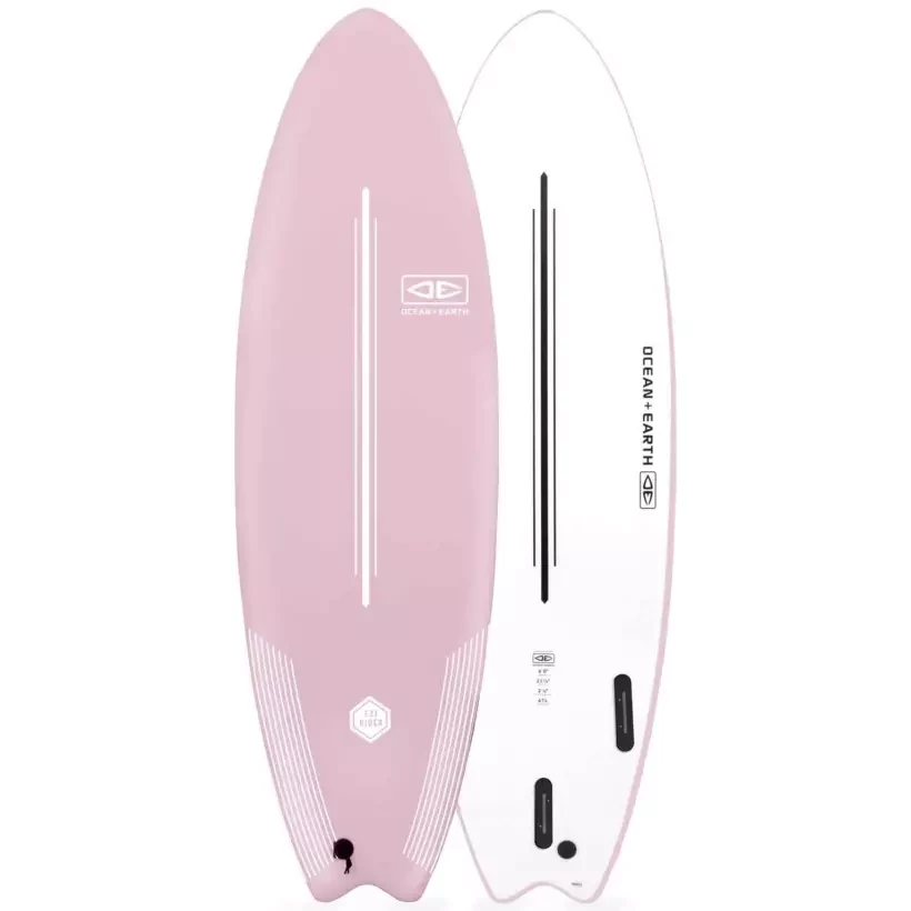 Softboard Ocean & Earth EZI-Rider Fish Pastel Pink