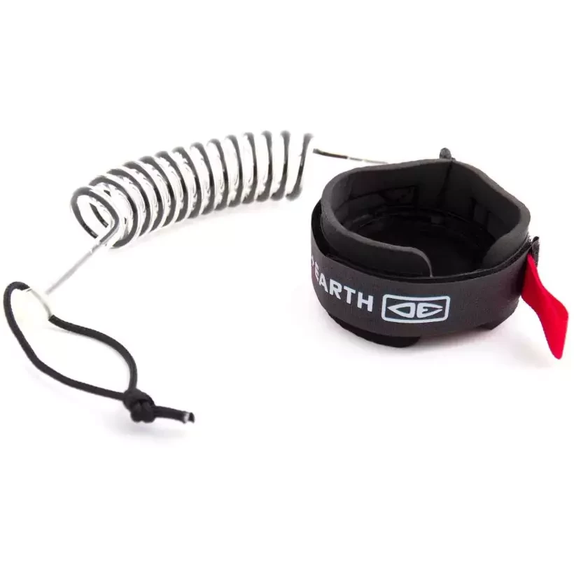 Ocean & Earth wrist coil Bodyboard leash Black