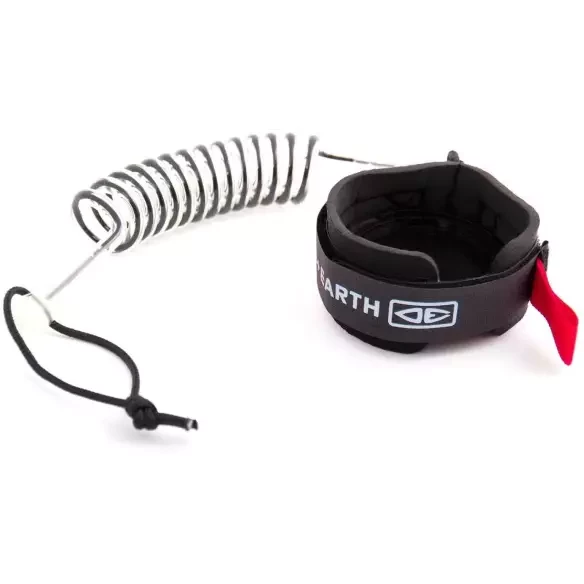 Leash bodyboard Ocean & Earth  wrist coil Black