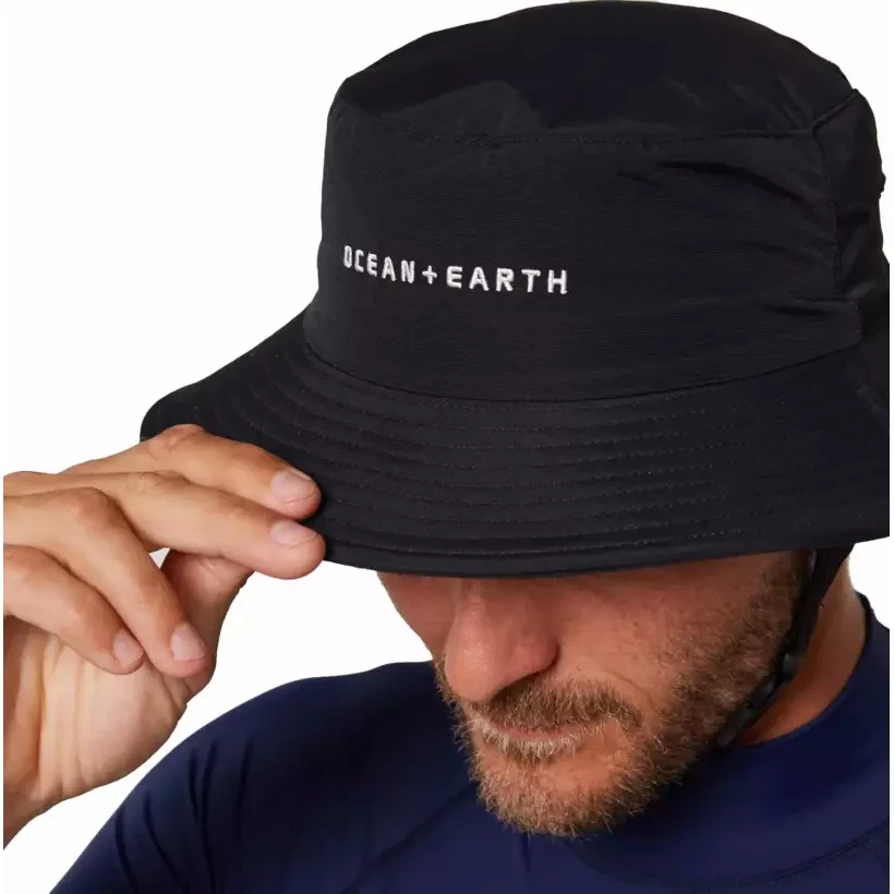 Cappello Ocean & Earth Bingin Surf Hat Soft Peak Black