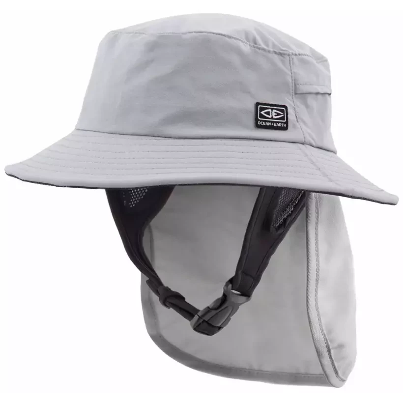 Chapeau Ocean & Earth Indo Surf hat Stiff Peak Grey