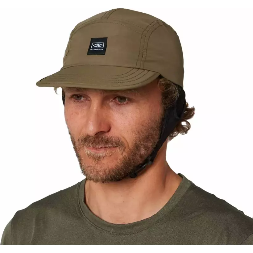 Ocean & Earth Indo 5 Panel Surf Cap Olive
