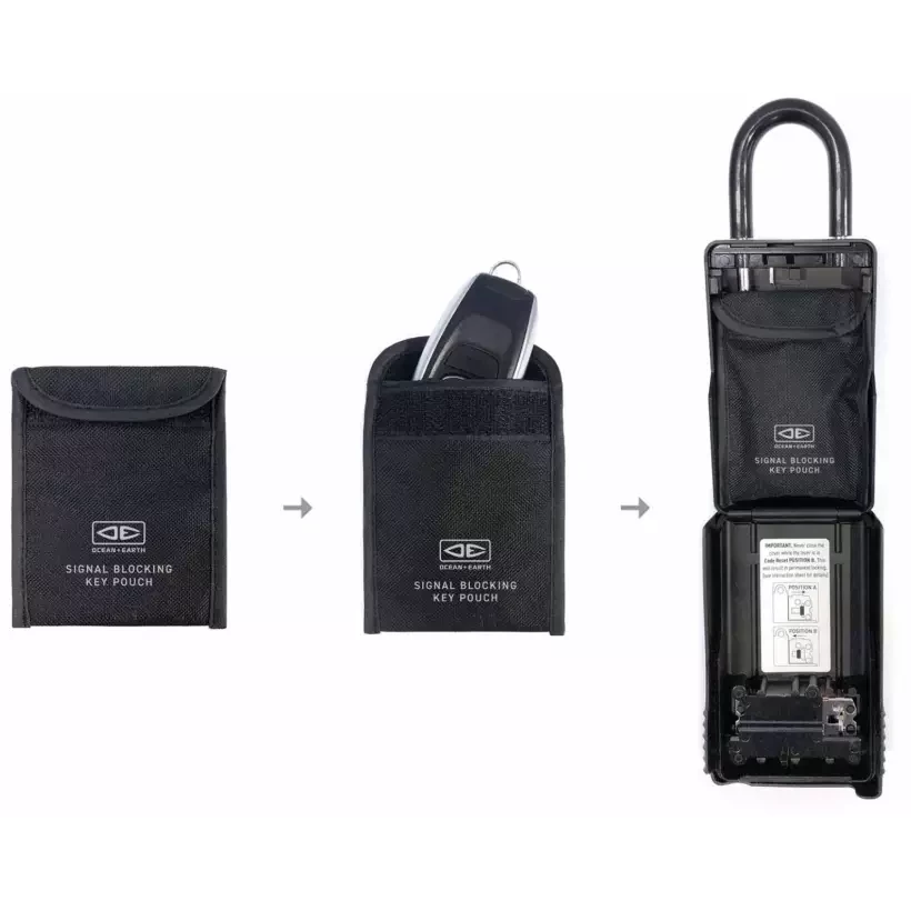 Capa inibidora de frequência Ocean & Earth Signal Blocking pouch