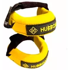 Leash de palmes Hubboards Deluxe Fin Tethers Yellow 2