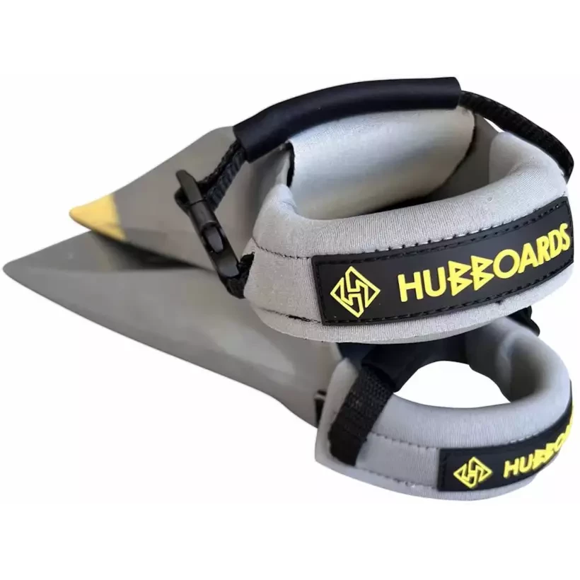 Knijpende vinnen Hubboards Deluxe Fin Tethers Grey
