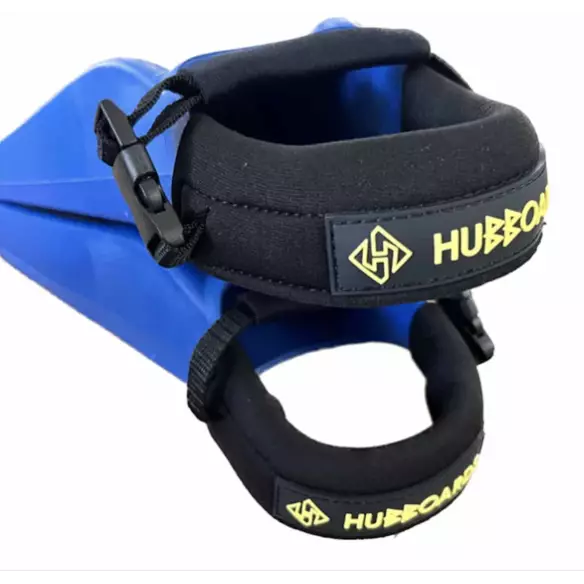 Knijpende vinnen Hubboards Deluxe Fin Tethers Black
