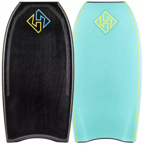 Planche de bodyboard Hubboards Hubb Edition PP Pro Black/Turquoise