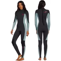 Fato Surf Billabong Foil women 4/3mm BZ Washed Black
