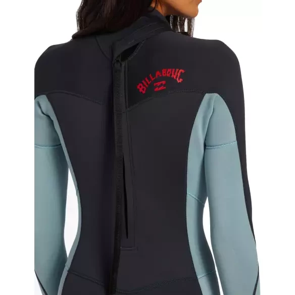 Traje neopreno Billabong Foil women 4/3mm BZ Washed Black